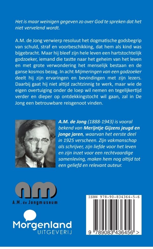 Mijmeringen van een godzoeker, A.M. de Jong - Afbeelding 2